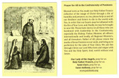 Confraternity of Penitents prayer card