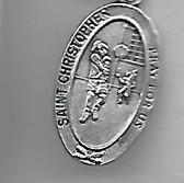 Saint Christopher Girl Soccer Medal On Chain