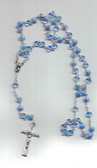 Sapphire crystal bead blue rosary from Spain