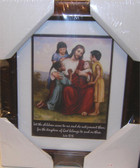 Framed Picture With Luke 18:16