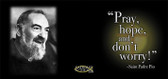 St. Padre Pio with Quote Mug