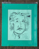 Matted Albert Einstein Sketch by Joseph Matose