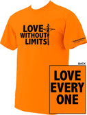 Love Without Limits Neon Orange T-Shirt