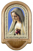 Our Lady of Fatima Prayer Holy Water Font