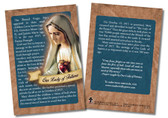 100 Year Anniversary Our Lady of Fatima Faith Explained Card - Pack of 50