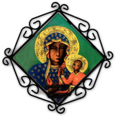 Our Lady of Czestochowa Votive Candle Holder