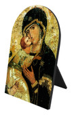 Our Lady of Vladimir Arched Desk Plaque