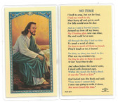 No Time Laminated Prayer Card