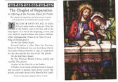 Chaplet of Reparation for Priests Prayer Card