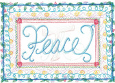 Peace Christmas Card featuring words of St. Francis and Scripture from Isaiah