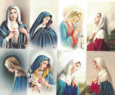 Assorted Madonna Images custom print prayer cards