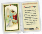 First Communion Laminated Prayer Card Girl