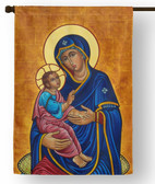 Our Lady of Good Health Icon Outdoor House Flag 