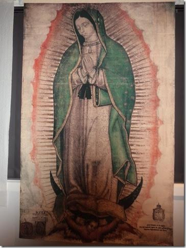 Our Lady of Guadalupe Tilma of Juan Diego Authentic Exact Size