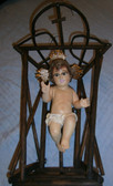 Baraggio Christ Child in Manger 8 inches