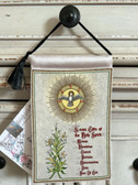 Seven Gifts of the Holy Spirit Vintage Look, Velvet Blessing Pouch