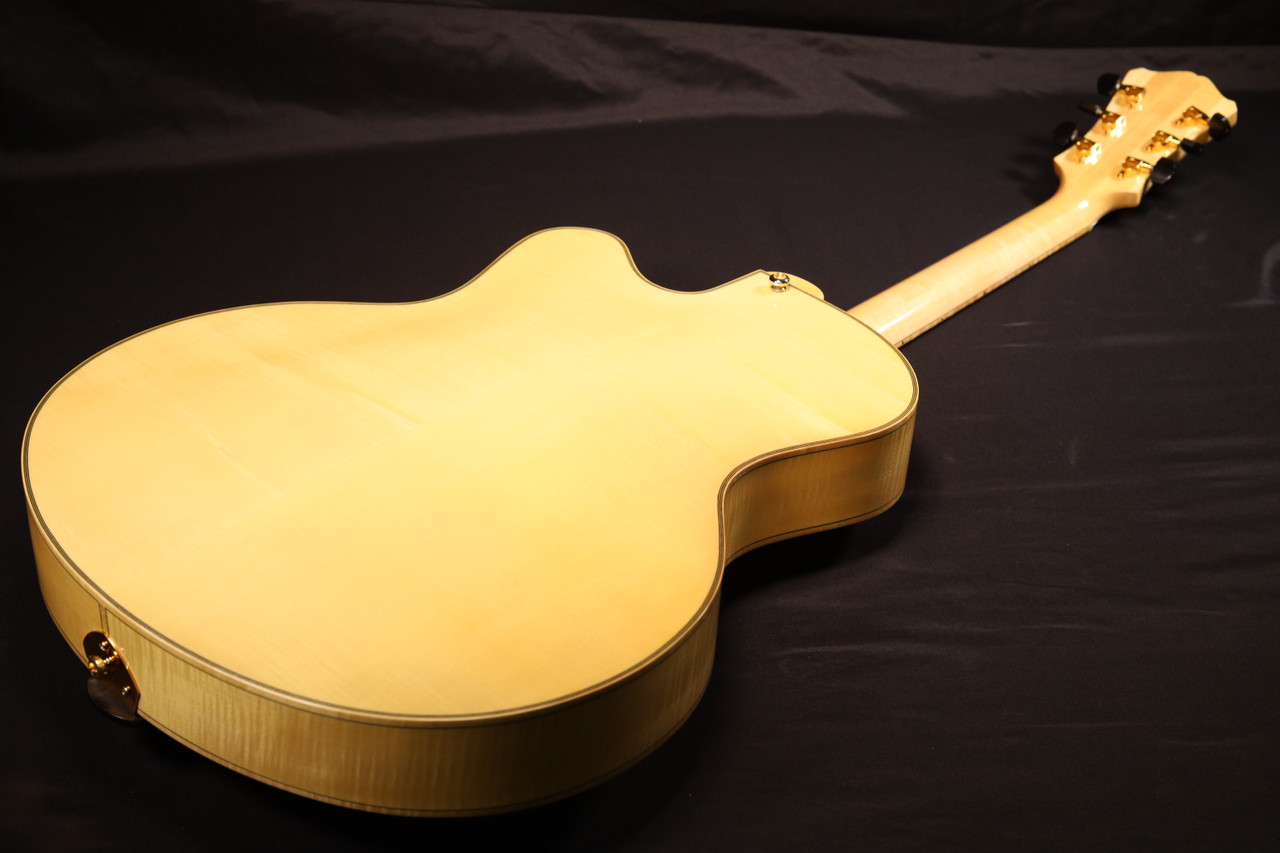 MINT Eastman AR910CE Custom Block Inlay Blonde with Hardshell Case