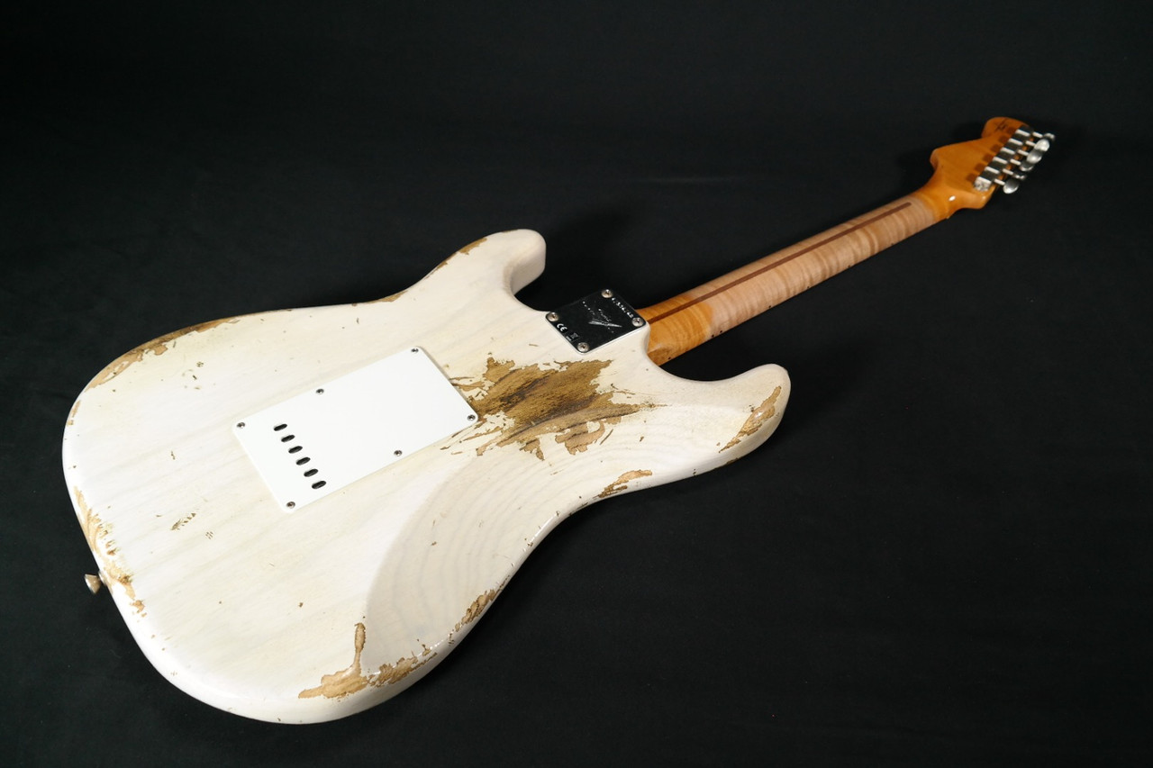 Fender Custom Shop 1958 Heavy Relic Stratocaster White 768