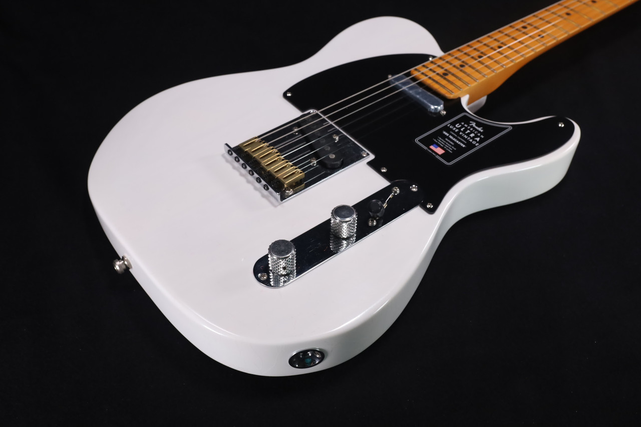 Fender American Ultra Luxe 50s Telecaster Maple Fingerboard White