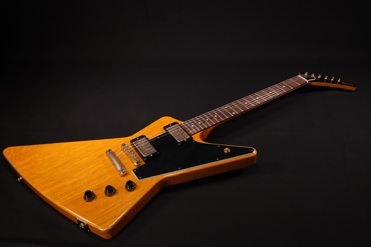Gibson Custom Shop CUSTOM ORDER 58 Korina Explorer Black Pcikguard