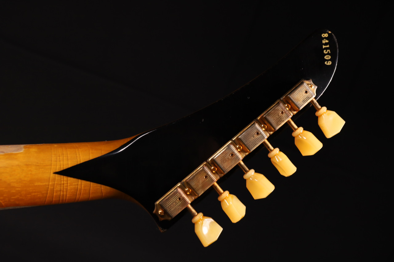 特典追加！Art & Lutherie gibsonストラップ付 Gibson Custom Shop CUSTOM ORDER 58 Korina Explorer Black Pcikguard
