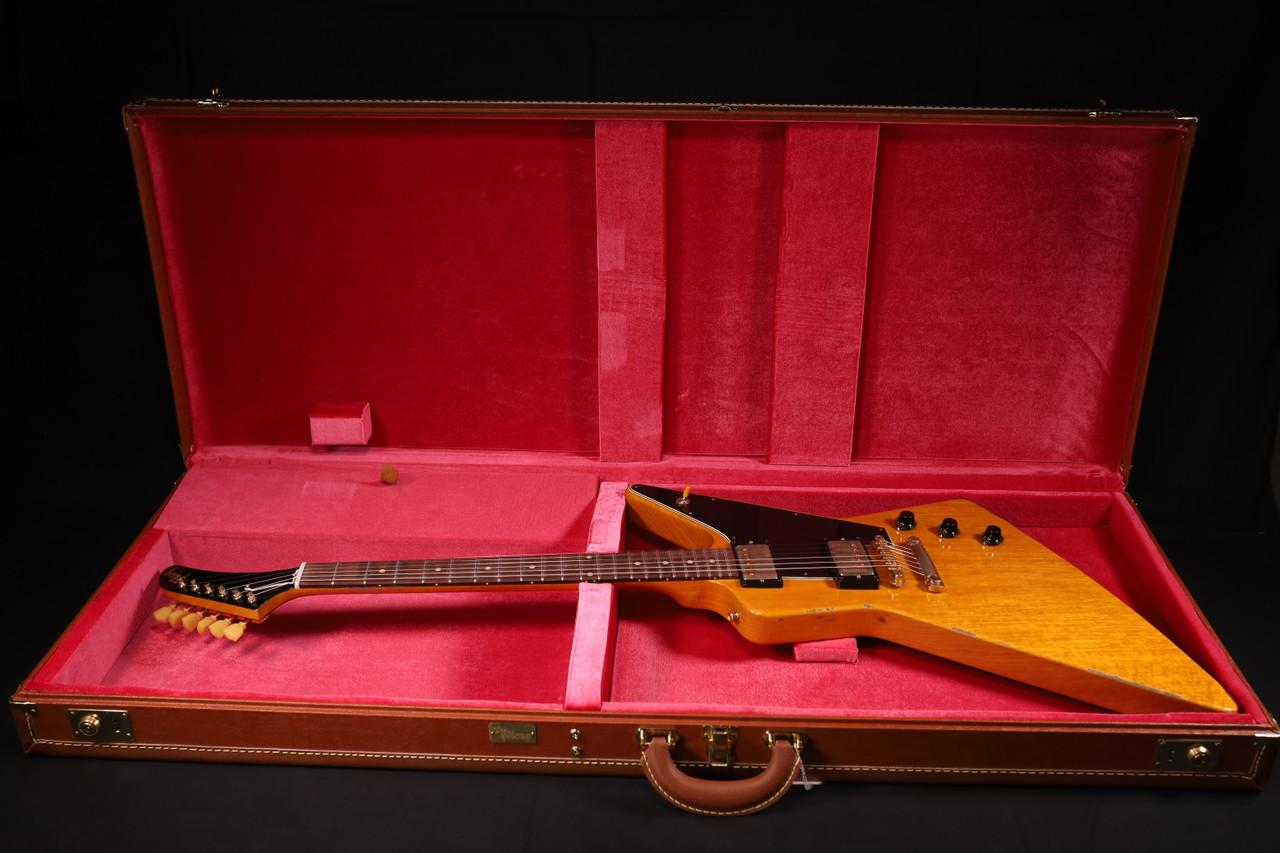 Gibson Custom Shop CUSTOM ORDER 58 Korina Explorer Black Pcikguard