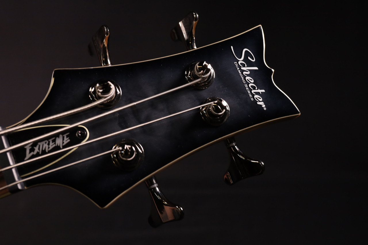 Schecter Stiletto Extreme 4 Bass Guitar - See-Thru Black 072