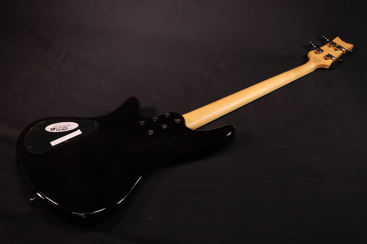 Schecter Stiletto Extreme 4 Bass Guitar - See-Thru Black 072
