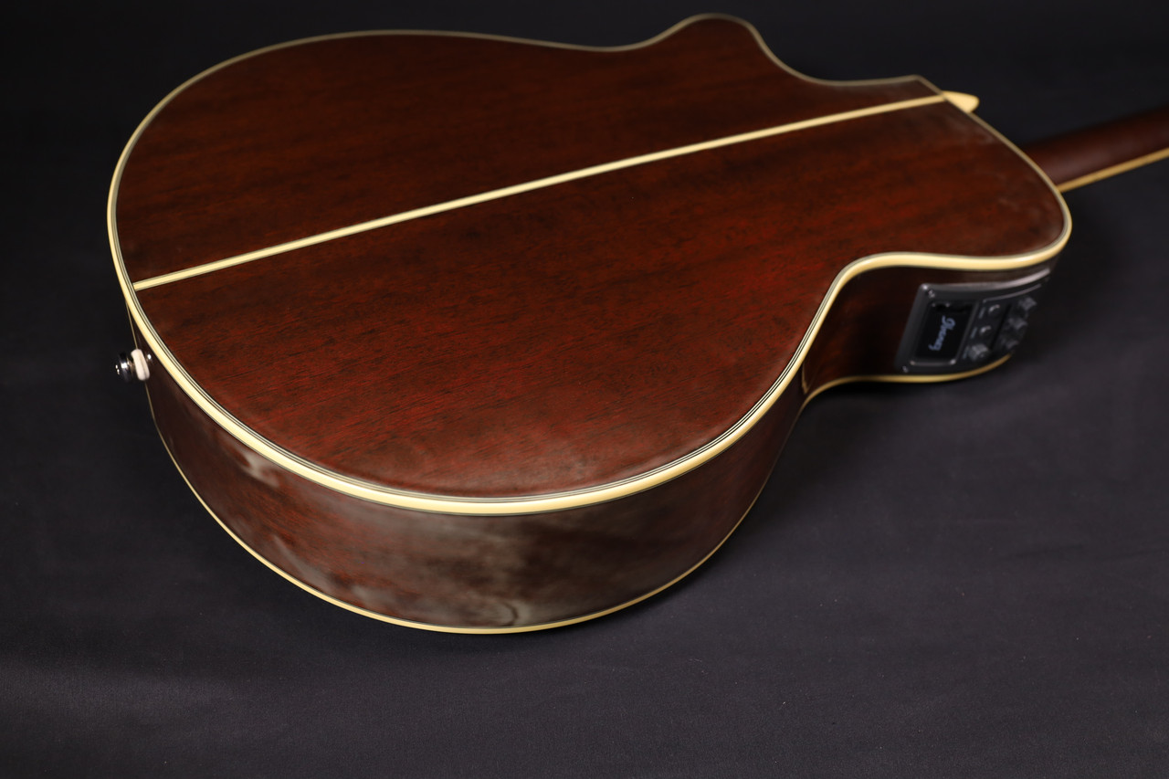 Ibanez　AEG12II-NMH　エレアコ極薄ボデイモデル Ibanez AEG12II-NMH Acoustic-Electric Guitar, Natural High Gloss