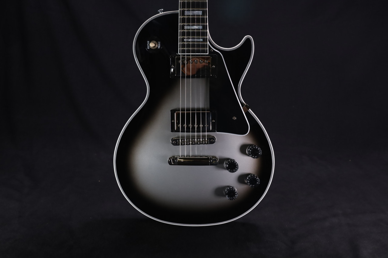 Gibson Custom Shop Les Paul Custom Silverburst 727 - Liberty Music Gibson Custom Shop Les Paul Custom Silverburst 727 - Liberty Music