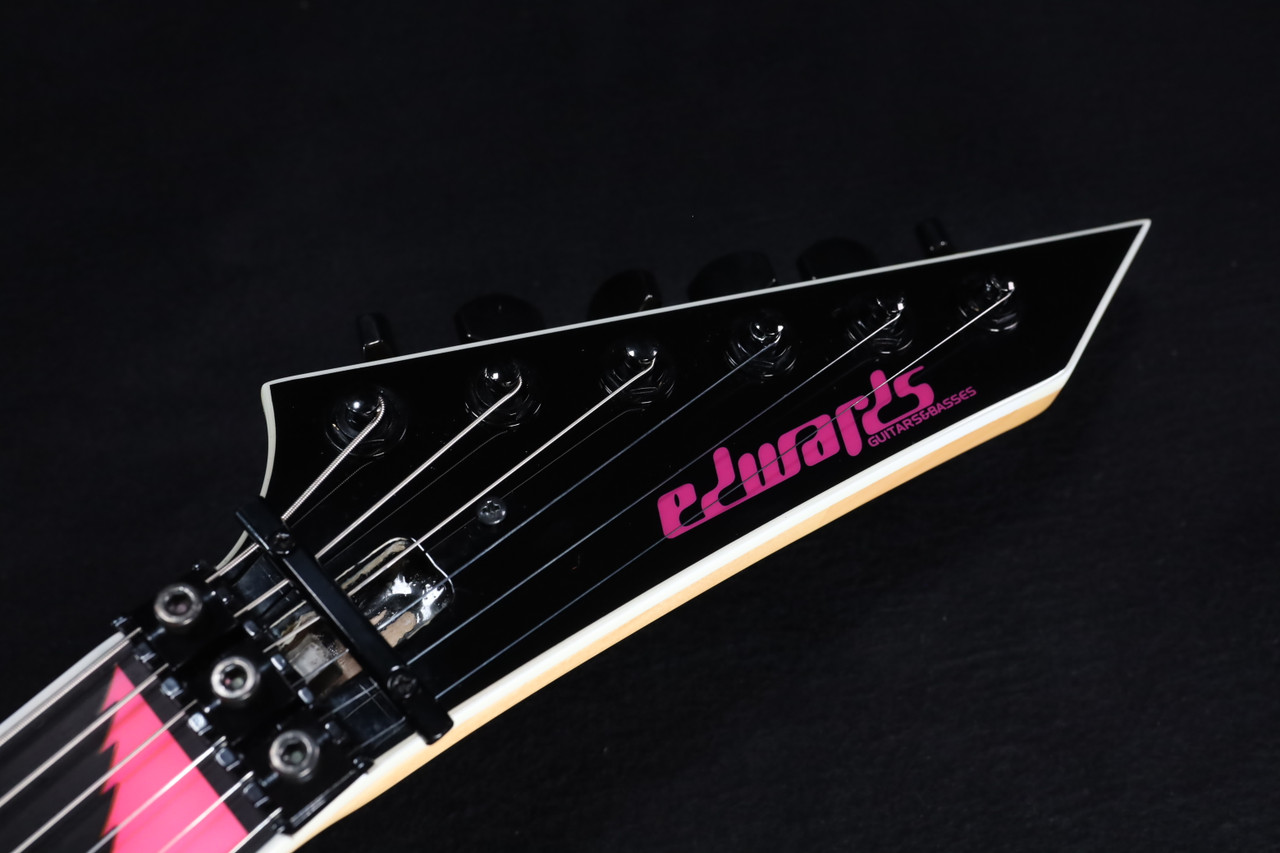 MINT Edwards Alexi Laiho Pink Sawtooth Arrow RARE With Hard Case