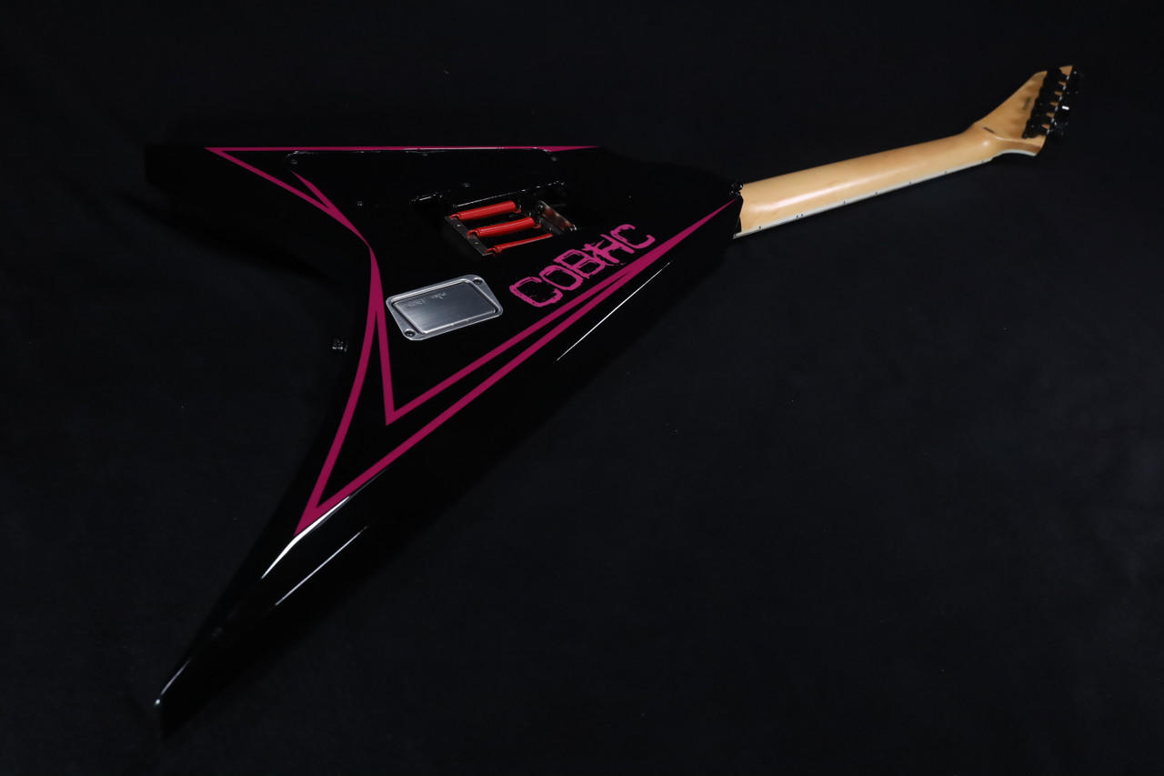MINT Edwards Alexi Laiho Pink Sawtooth Arrow RARE With Hard Case