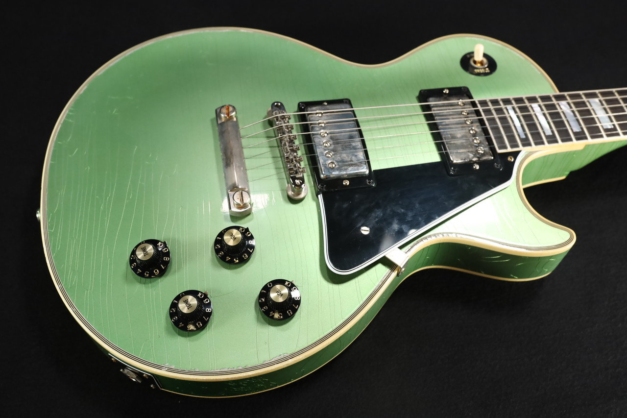 Gibson Custom 1968 Les Paul Custom Reissue, Light Aged, Jade Green