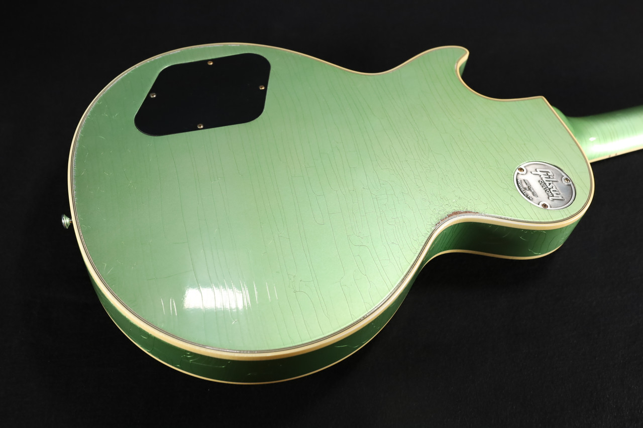 Gibson Custom 1968 Les Paul Custom Reissue, Light Aged, Jade Green