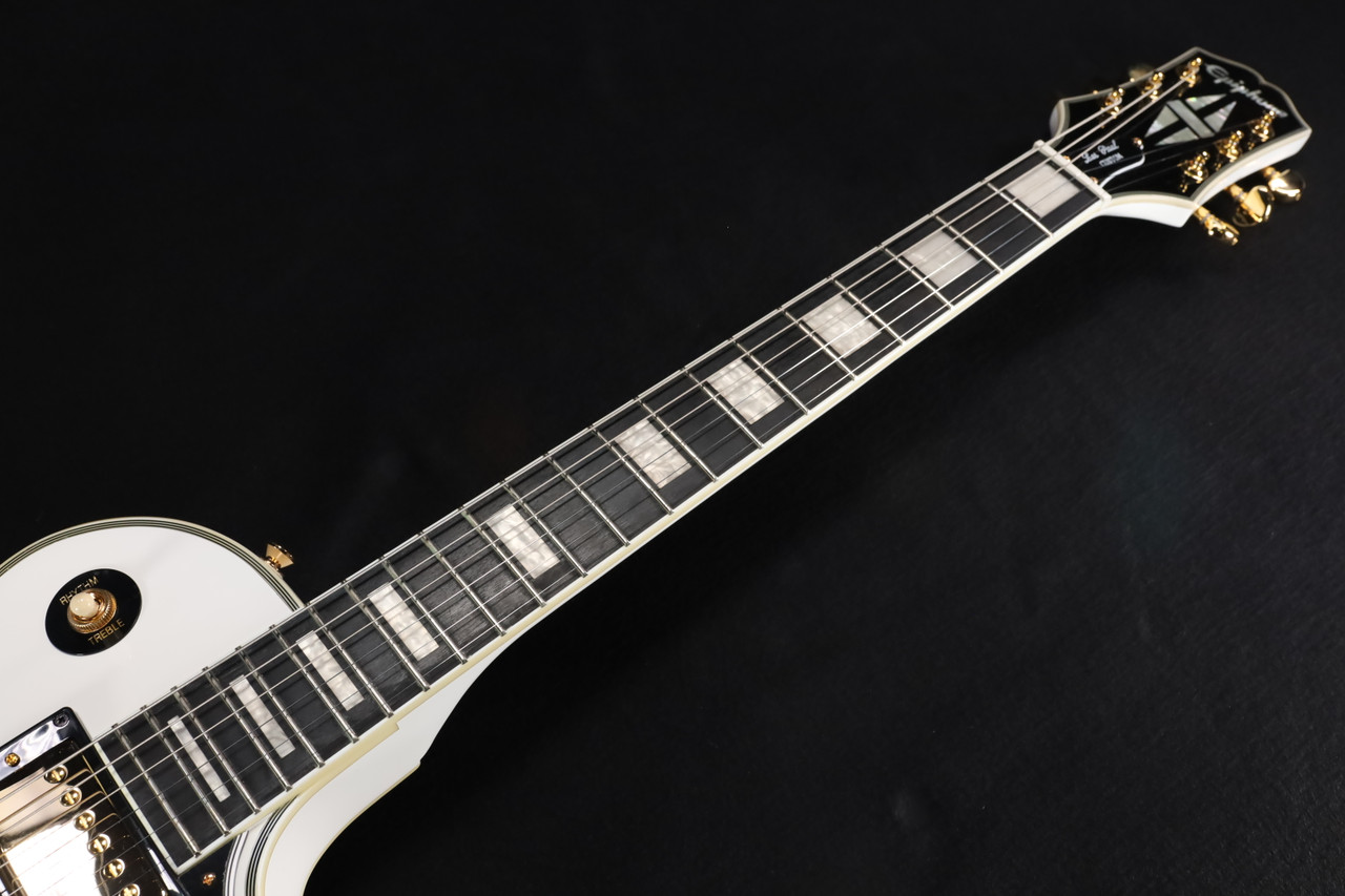 Epiphone Les Paul Custom Electric Guitar - Alpine White 643