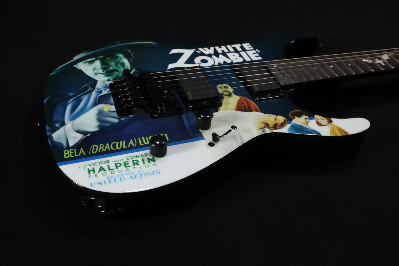 LTD / WHITE ZOMBIE / Kirk Hammet / メタリカ ESP LTD KHWZ Kirk Hammett White Zombie Electric Guitar (with Case