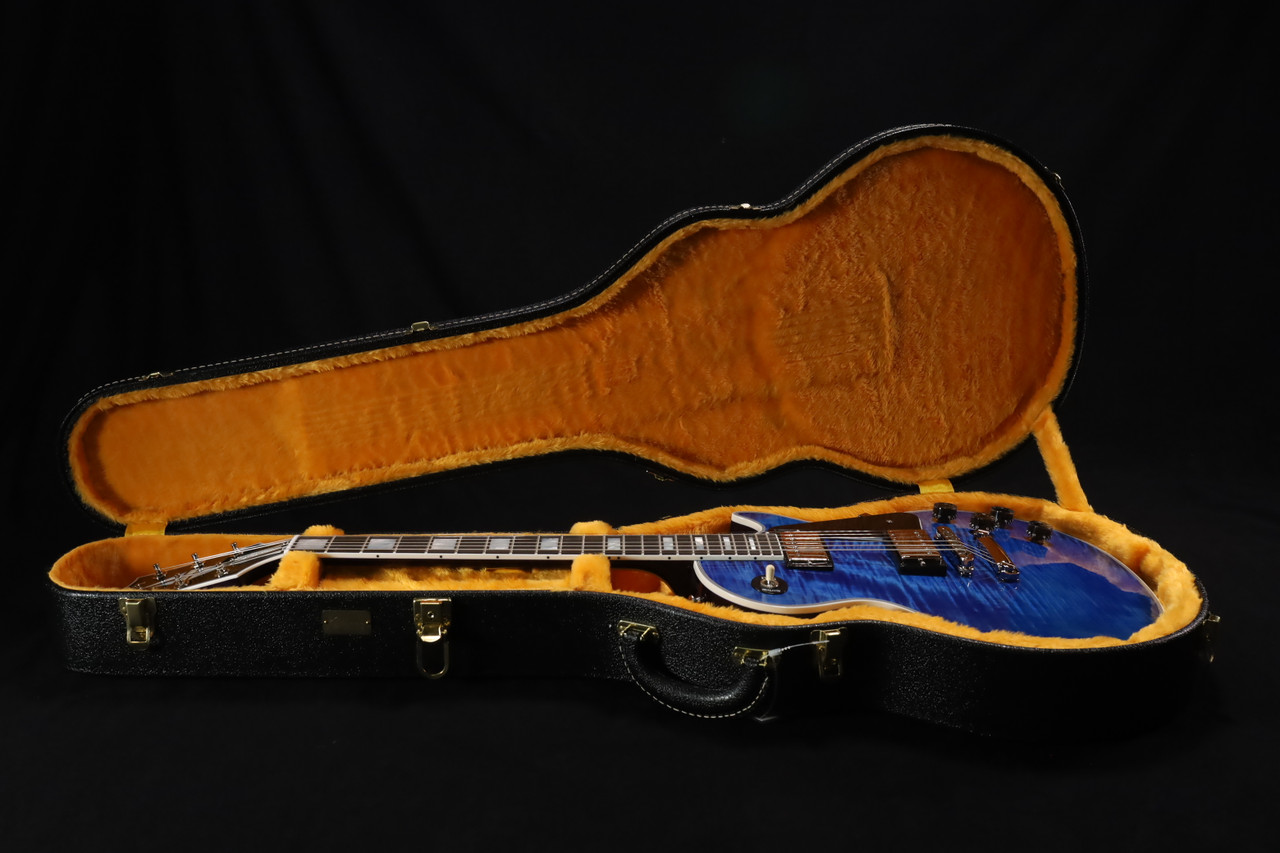 Gibson Custom Shop M2M Les Paul Custom Figured Trans Blue Gloss