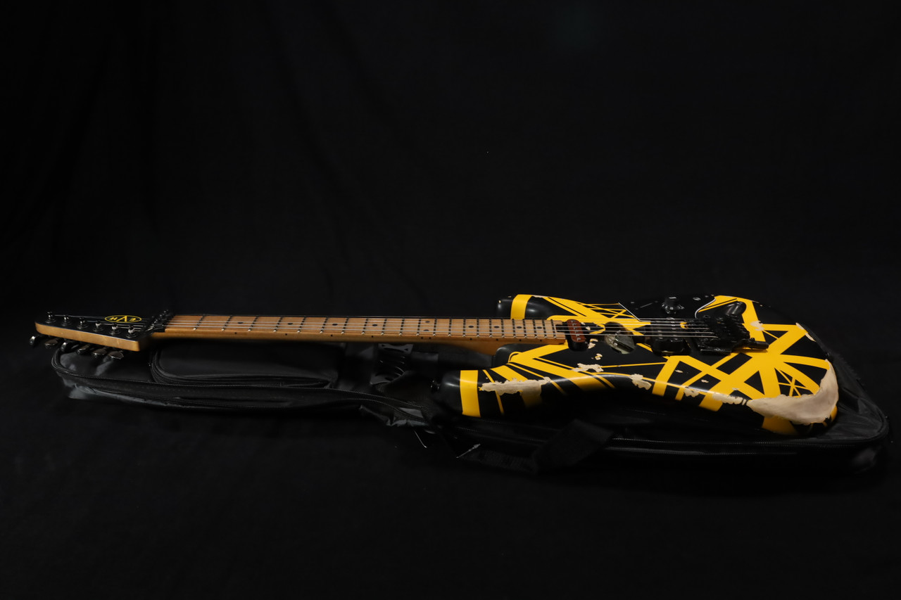 EVH Striped Series Frankenstein Frankie Electric Guitar - Black