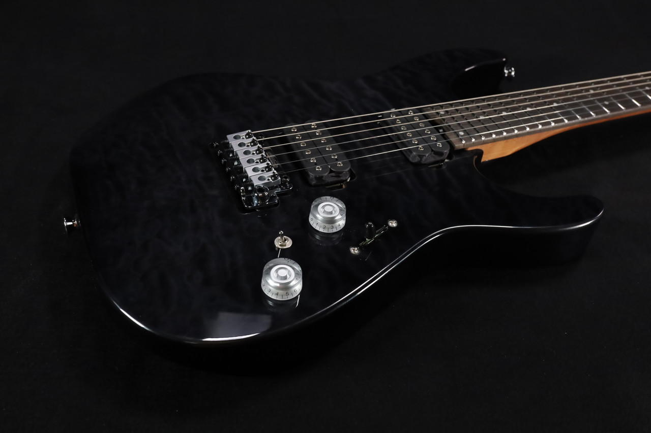 Charvel Pro-Mod Plus DK24 HH 2PT EB QM, Ebony Fingerboard