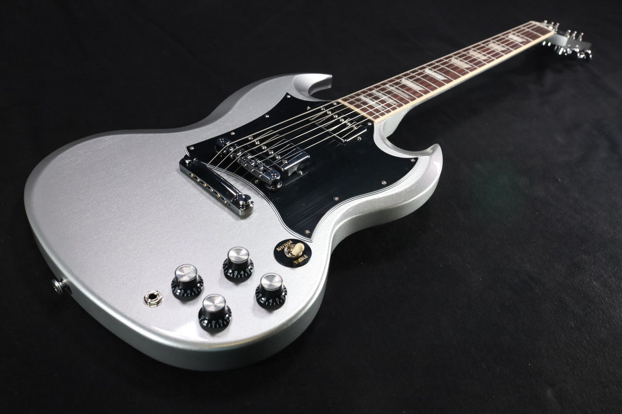 Gibson SG Standard Silver Metallic Silver Mist USA - SGS00S1CH1