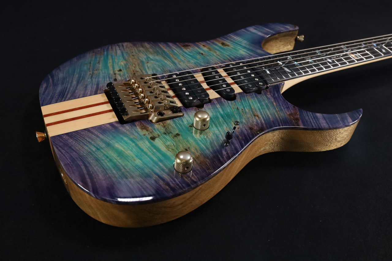 Ibanez Japan Custom Shop Visions IV2RG Electric Guitar - Blue