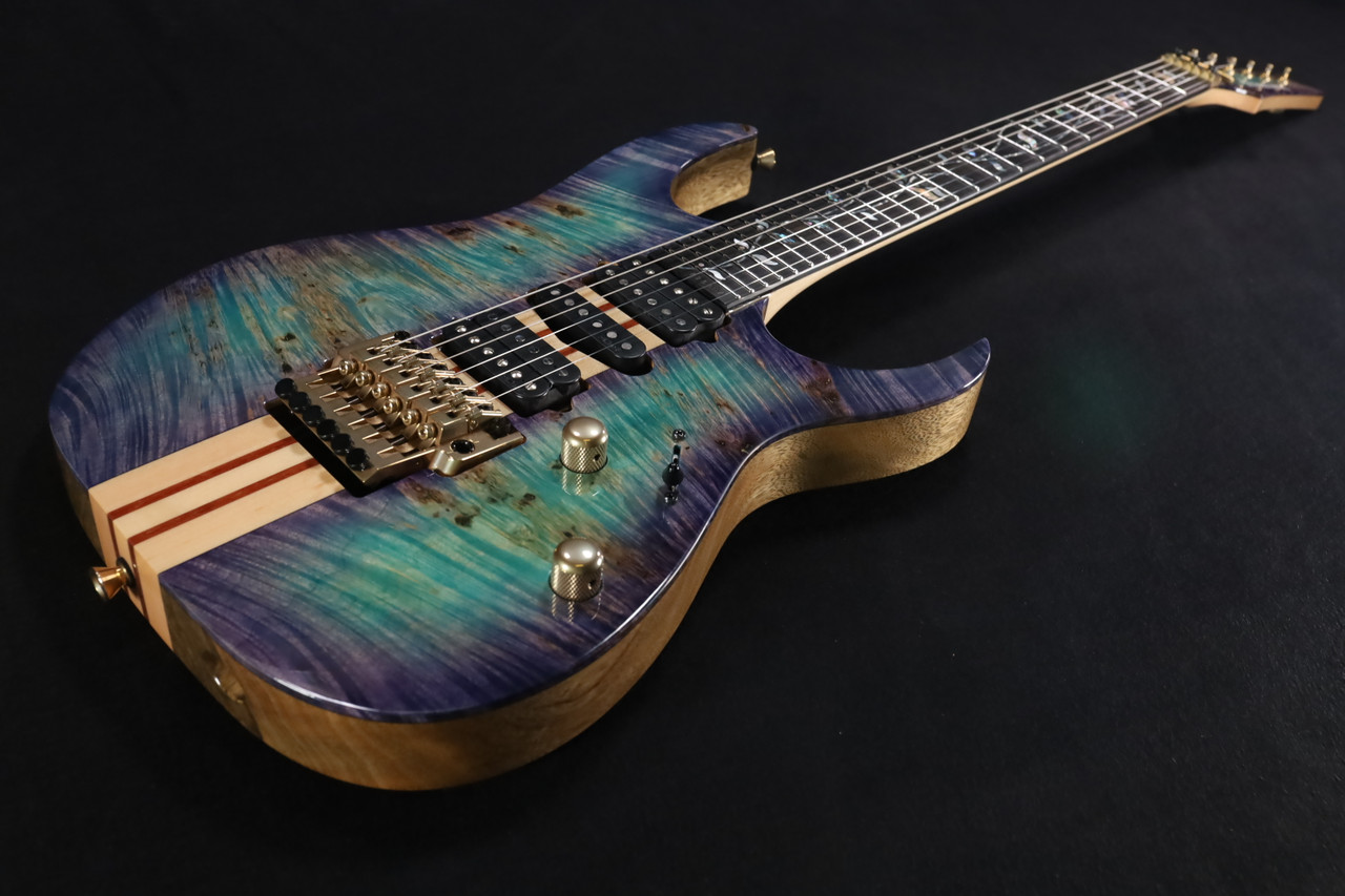 Ibanez Japan Custom Shop Visions IV2RG Electric Guitar - Blue