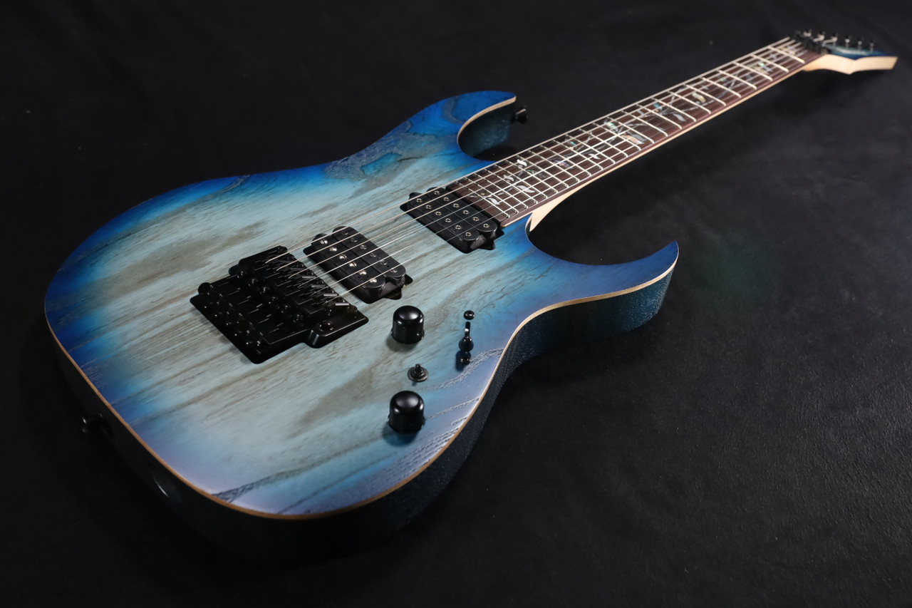 Ibanez J Custom Limited Edition RG8620AHGFB Ghost Fleet Blue Burst
