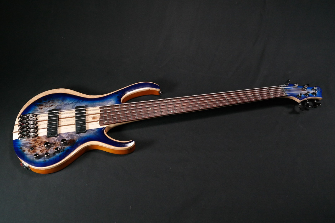 ベース Ibanez BTB846-CBL aguilar supersingle Ibanez BTB846 BTB Standard Electric Bass Guitar, Cerulean