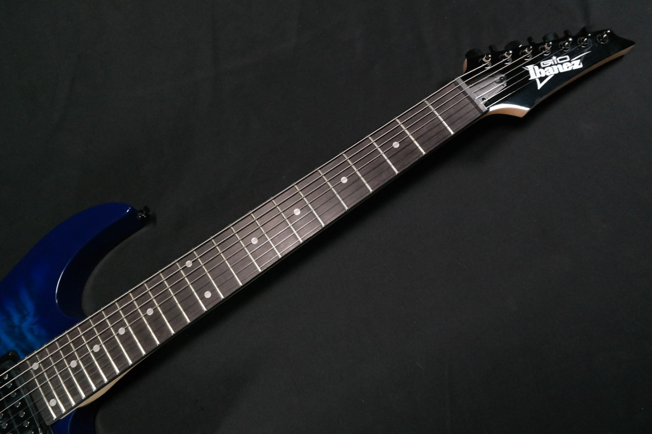 Ibanez GRG7221QATBB Gio RG Series 7-String RH Electric Guitar