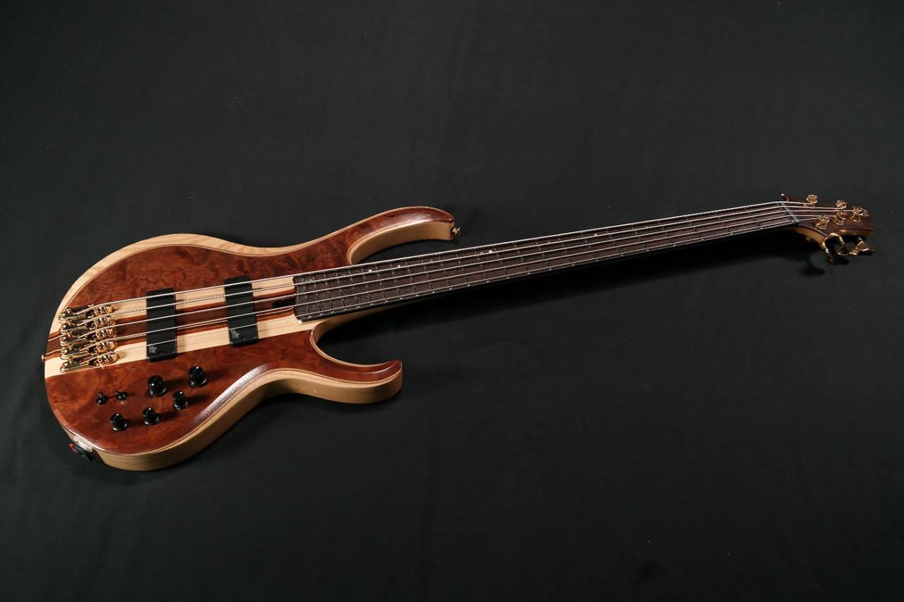 Ibanez BTB1835 BTB Premium Series 5-String Bass, Bound Panga Panga  Fretboard, Natural Shadow 054