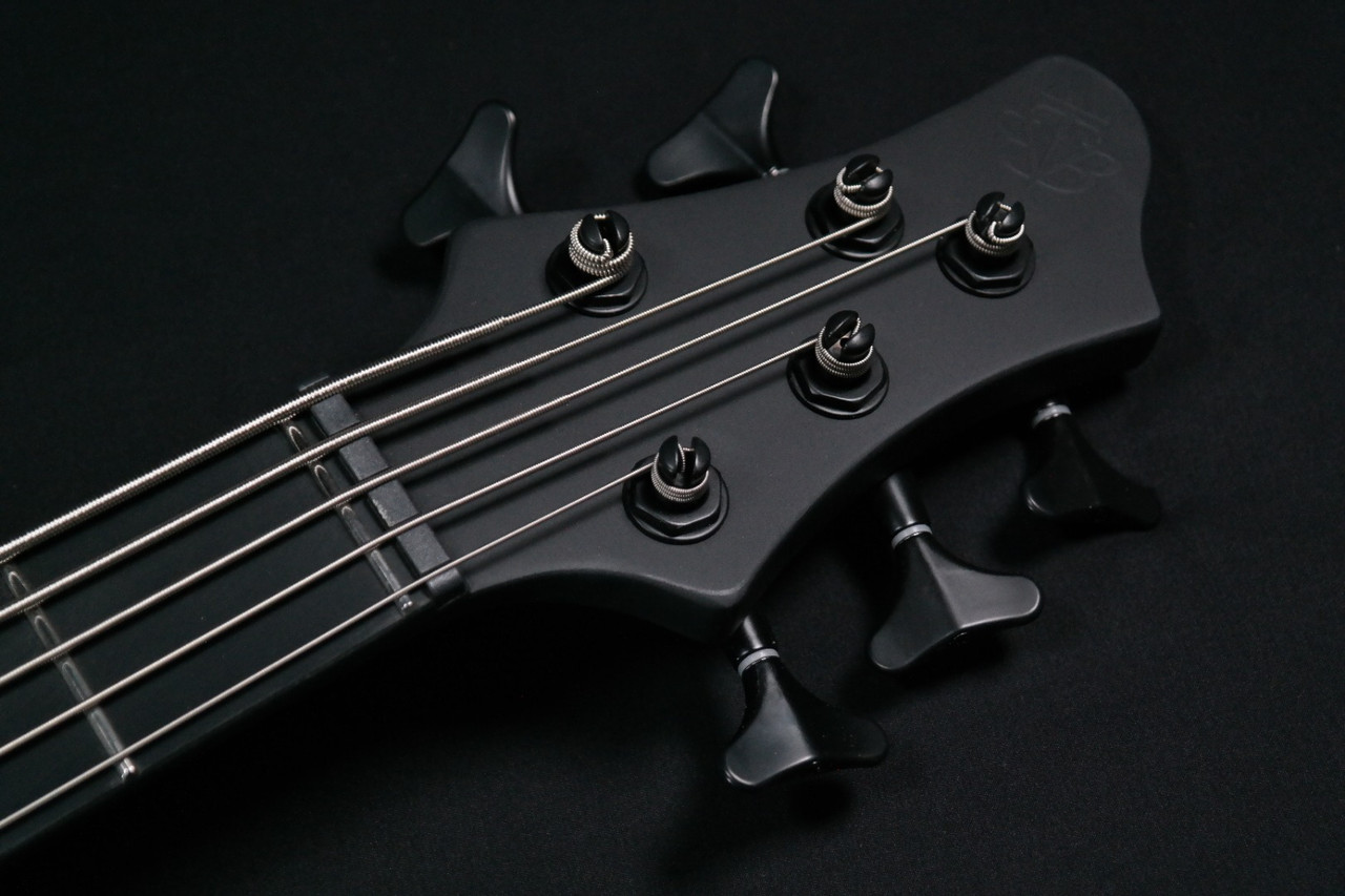 Ibanez Iron Label BTB625EX Bass Black Flat 673 - Liberty Music