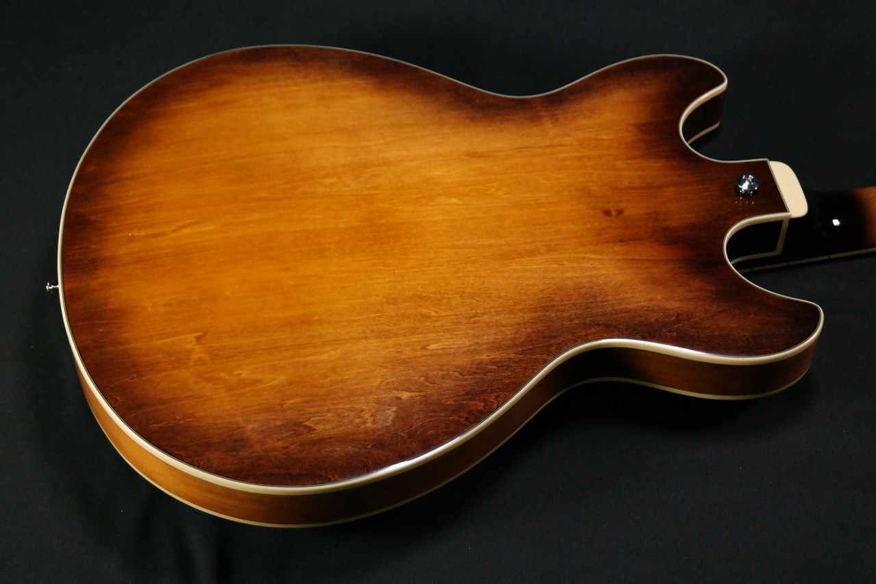 Ibanez Artcore AS73 Semi-Hollow Electric Guitar, Bound Rosewood, Tobacco  Brown 958