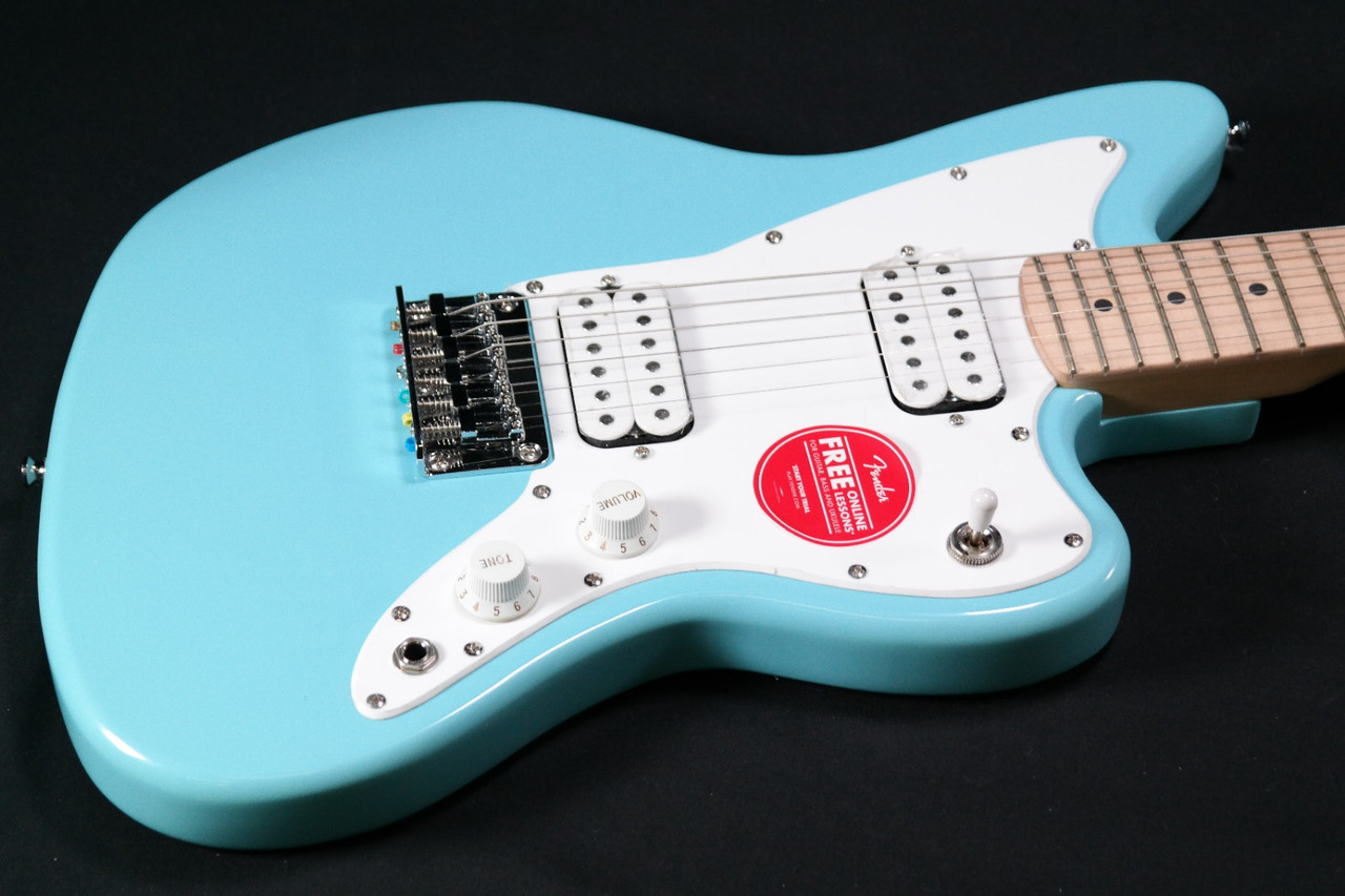 Squier Mini Jazzmaster HH - Maple Fingerboard - Daphne Blue - 261