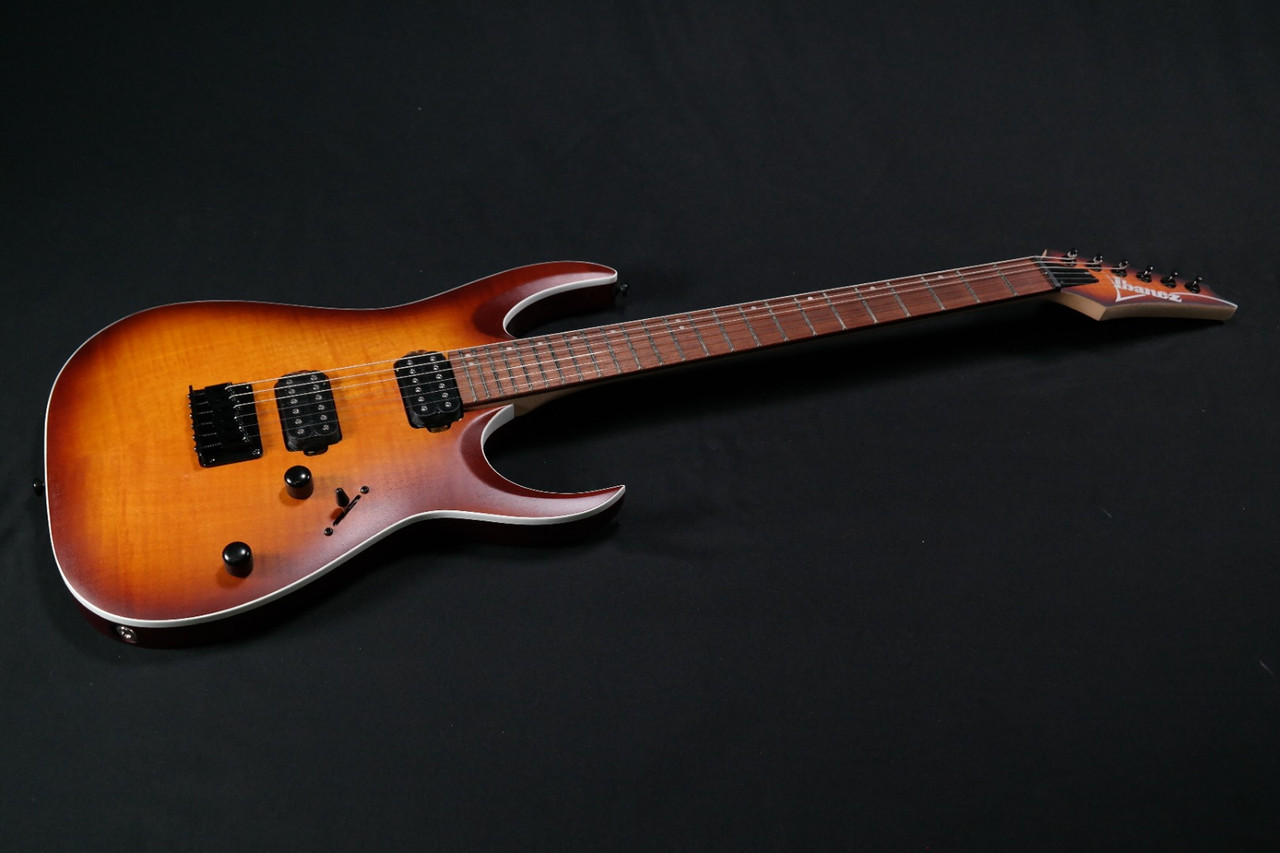 Ibanez RGA42FM Electric Guitar - Dragon Eye Burst Flat
